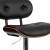 Flash Furniture SD-2228-WAL-GG Walnut Bentwood Adjustable Height Barstool with Button Tufted Black Vinyl Seat addl-10