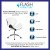 Flash Furniture SD-SDM-2240-5-MAH-WH-GG Mid-Back White LeatherSoft Mahogany Wood Conference Office Chair addl-3