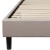 Flash Furniture SL-BK4-F-B-GG Full Size Tufted Upholstered Platform Bed, Beige Fabric addl-8