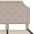 Flash Furniture SL-BK4-F-B-GG Full Size Tufted Upholstered Platform Bed, Beige Fabric addl-9