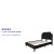 Flash Furniture SL-BK4-F-BK-GG Full Size Tufted Upholstered Platform Bed, Black Fabric addl-3