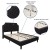 Flash Furniture SL-BK4-F-BK-GG Full Size Tufted Upholstered Platform Bed, Black Fabric addl-4