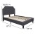 Flash Furniture SL-BK4-F-DG-GG Full Size Tufted Upholstered Platform Bed, Dark Gray Fabric addl-4