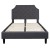 Flash Furniture SL-BK4-F-DG-GG Full Size Tufted Upholstered Platform Bed, Dark Gray Fabric addl-6