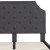 Flash Furniture SL-BK4-F-DG-GG Full Size Tufted Upholstered Platform Bed, Dark Gray Fabric addl-9