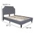 Flash Furniture SL-BK4-F-LG-GG Full Size Tufted Upholstered Platform Bed, Light Gray Fabric addl-5