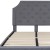 Flash Furniture SL-BK4-F-LG-GG Full Size Tufted Upholstered Platform Bed, Light Gray Fabric addl-8