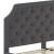 Flash Furniture SL-BK4-K-DG-GG King Size Tufted Upholstered Platform Bed, Dark Gray Fabric addl-6