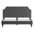 Flash Furniture SL-BK4-K-DG-GG King Size Tufted Upholstered Platform Bed, Dark Gray Fabric addl-8