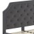 Flash Furniture SL-BK4-Q-DG-GG Queen Size Tufted Upholstered Platform Bed, Dark Gray Fabric addl-6