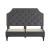 Flash Furniture SL-BK4-Q-DG-GG Queen Size Tufted Upholstered Platform Bed, Dark Gray Fabric addl-8