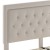 Flash Furniture SL-BK5-K-B-GG King Size Tufted Upholstered Platform Bed, Beige Fabric addl-6