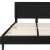 Flash Furniture SL-BK5-K-BK-GG King Size Tufted Upholstered Platform Bed, Black Fabric addl-10