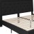 Flash Furniture SL-BK5-K-BK-GG King Size Tufted Upholstered Platform Bed, Black Fabric addl-6