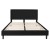 Flash Furniture SL-BK5-K-BK-GG King Size Tufted Upholstered Platform Bed, Black Fabric addl-7