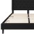 Flash Furniture SL-BK5-K-BK-GG King Size Tufted Upholstered Platform Bed, Black Fabric addl-8