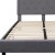 Flash Furniture SL-BK5-Q-LG-GG Queen Size Tufted Upholstered Platform Bed, Light Gray Fabric addl-7