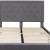 Flash Furniture SL-BK5-Q-LG-GG Queen Size Tufted Upholstered Platform Bed, Light Gray Fabric addl-8