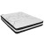 Flash Furniture SL-BM10-10-GG Full Size Tufted Upholstered Platform Bed, Light Gray Fabric with 10" Pocket Spring Mattress addl-8