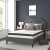 Flash Furniture SL-BM10-14-GG Full Size Tufted Upholstered Platform Bed, Dark Gray Fabric with 10" Pocket Spring Mattress addl-1