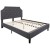 Flash Furniture SL-BM10-15-GG Queen Size Tufted Upholstered Platform Bed, Dark Gray Fabric with 10" Pocket Spring Mattress addl-7