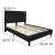 Flash Furniture SL-BM10-23-GG Queen Size Tufted Upholstered Platform Bed, Black Fabric with 10" Pocket Spring Mattress addl-5