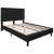 Flash Furniture SL-BM10-23-GG Queen Size Tufted Upholstered Platform Bed, Black Fabric with 10" Pocket Spring Mattress addl-7