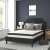 Flash Furniture SL-BM10-6-GG Full Size Tufted Upholstered Platform Bed, Black Fabric with 10" Pocket Spring Mattress addl-1