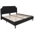 Flash Furniture SL-BM10-8-GG King Size Tufted Upholstered Platform Bed, Black Fabric with 10" Pocket Spring Mattress addl-7