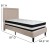 Flash Furniture SL-BM-17-GG Twin Size Tufted Upholstered Platform Bed, Beige Fabric with Pocket Spring Mattress addl-3