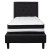 Flash Furniture SL-BM-21-GG Twin Size Tufted Upholstered Platform Bed, Black Fabric with Pocket Spring Mattress addl-4