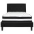 Flash Furniture SL-BM-22-GG Full Size Tufted Upholstered Platform Bed, Black Fabric with Pocket Spring Mattress addl-4