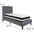 Flash Furniture SL-BM-25-GG Twin Size Tufted Upholstered Platform Bed, Light Gray Fabric with Pocket Spring Mattress addl-3