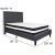 Flash Furniture SL-BM-30-GG Full Size Tufted Upholstered Platform Bed, Dark Gray Fabric with Pocket Spring Mattress addl-3