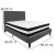 Flash Furniture SL-BM-31-GG Queen Size Tufted Upholstered Platform Bed, Dark Gray Fabric with Pocket Spring Mattress addl-3