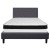 Flash Furniture SL-BM-31-GG Queen Size Tufted Upholstered Platform Bed, Dark Gray Fabric with Pocket Spring Mattress addl-4