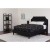 Flash Furniture SL-BM-6-GG Full Size Tufted Upholstered Platform Bed, Black Fabric with Pocket Spring Mattress addl-1