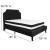 Flash Furniture SL-BM-6-GG Full Size Tufted Upholstered Platform Bed, Black Fabric with Pocket Spring Mattress addl-3