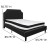 Flash Furniture SL-BM-7-GG Queen Size Tufted Upholstered Platform Bed, Black Fabric with Pocket Spring Mattress addl-3