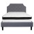 Flash Furniture SL-BMF-10-GG Full Size Tufted Upholstered Platform Bed, Light Gray Fabric with Memory Foam Mattress addl-4