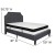 Flash Furniture SL-BMF-14-GG Full Size Tufted Upholstered Platform Bed, Dark Gray Fabric with Memory Foam Mattress addl-3