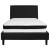 Flash Furniture SL-BMF-22-GG Full Size Tufted Upholstered Platform Bed, Black Fabric with Memory Foam Mattress addl-4