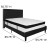 Flash Furniture SL-BMF-23-GG Queen Size Tufted Upholstered Platform Bed, Black Fabric with Memory Foam Mattress addl-3