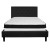 Flash Furniture SL-BMF-23-GG Queen Size Tufted Upholstered Platform Bed, Black Fabric with Memory Foam Mattress addl-4