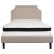 Flash Furniture SL-BMF-2-GG Full Size Tufted Upholstered Platform Bed, Beige Fabric with Memory Foam Mattress addl-4