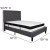 Flash Furniture SL-BMF-30-GG Full Size Tufted Upholstered Platform Bed, Dark Gray Fabric with Memory Foam Mattress addl-3