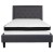 Flash Furniture SL-BMF-30-GG Full Size Tufted Upholstered Platform Bed, Dark Gray Fabric with Memory Foam Mattress addl-4