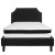 Flash Furniture SL-BMF-6-GG Full Size Tufted Upholstered Platform Bed, Black Fabric with Memory Foam Mattress addl-4