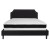 Flash Furniture SL-BMF-8-GG King Size Tufted Upholstered Platform Bed, Black Fabric with Memory Foam Mattress addl-4