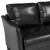 Flash Furniture SL-SF915-3-BLK-GG Asti Black LeatherSoft Upholstered Sofa addl-5